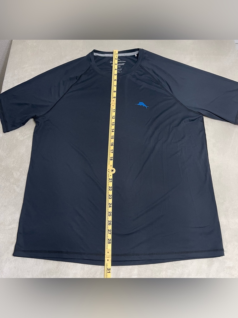 Tommy Bahama IslandZone Shirt Mens XL Black UPF 30 Performance Marlin Tee - Picture 4 of 8